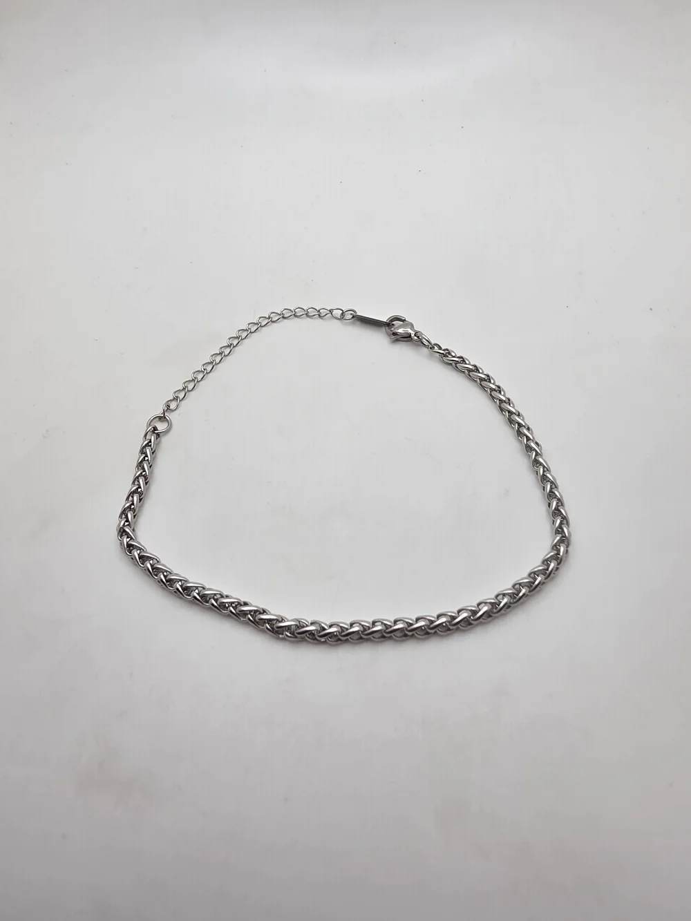 Silver Rope Chain Bracelet